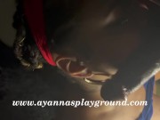 Ayanna Lee XXX- Blasian Beauty Sucks  BBC LIVE & Gets MASIVE CUMSHOT on Pretty Face!! 3/16