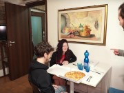 I ordered a pizza but I got 2 sausages! THREESOME MMF 3/16