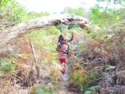 I lick all the cum of sugardaddies cock on a secret beach after our hike 2/16