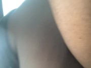 Ebony riding bbc in the car 3/16