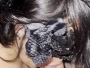 Sloppy blowjob and oral creampie in our camper - POV 4/16