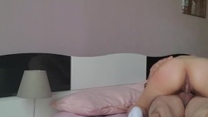 Filming a quick clip of him cumming his brains out 🎬🍆