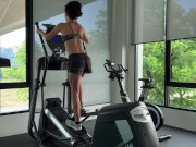 workout in the gym. the next one will be without clothes, like and support me! 1/16