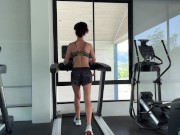 workout in the gym. the next one will be without clothes, like and support me! 4/16