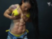 Steel Abs in Yellow Bikini WATCH THE FULL VIDEO ON C4S 11/16