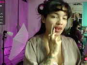 Burdel Vintage Babe Plays With You (POV, Tease, ASMR) by Lau Velez 15/16