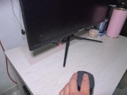 The technician who came to repair my computer discovers that I am a webcam model and decides that to 13/16