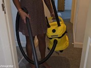 Watching My STEPSISTER Vacuum Clean - Best UPSKIRT No PANTIES View 9/16