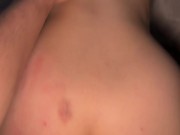 Came to rob the house, but got sperm on my chest 9/16