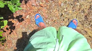 POV - Peeing and Jizzing at the Public Park, I really hope someone saw me