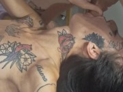 deep throat, suck my cock until her mouth is full of milk. garganta profunda, chupa mi polla hasta q 4/16