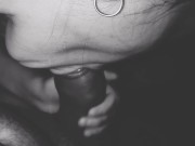 When this brunette gets tired of having sex, she just gives a blowjob 13/16