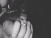 When this brunette gets tired of having sex, she just gives a blowjob 4/16