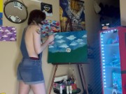 Moth paints their canvas 7/16