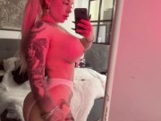 Spying on my Step Sister Hard Fucking Herself in Different Positions and Cums 1/16