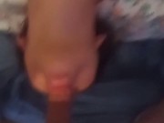 milf throatfuck upside down!