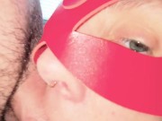 Sucking my insanely hard cock 10/16