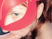 Sucking my insanely hard cock 15/16