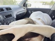 I gave myself to my friend in the car. He filled my ass with cum 4/16