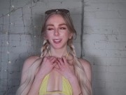 POV Spring Break Slut Sucks Your Cock 2/16