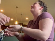 PAWG Girl next door SWALLOWS CUM for the first time! 16/16