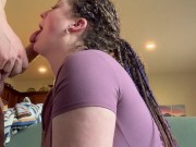 PAWG Girl next door SWALLOWS CUM for the first time! 5/16
