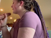 PAWG Girl next door SWALLOWS CUM for the first time! 6/16