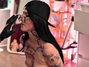 Real couple in love BDSM birthday sex (bondage, spanking, cumshot, more!) 6/16