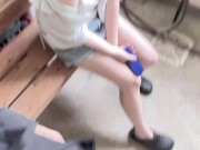 田舎のピンクサロンは汚い小屋で、女の子はそれを吸うが、結局アヘ顔のフェラチオをしてしまう 1/16