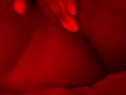 Spreading my wet creamy pussy lips 3/16