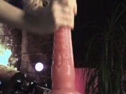 Monster cock fucks a girl, tore her pants 2/16