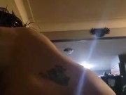 Begging for more cocks while he creampies my pussy
