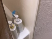 Messing with pregnant wife in the shower 3/16