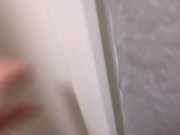 Messing with pregnant wife in the shower 4/16