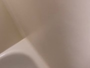 Messing with pregnant wife in the shower 5/16