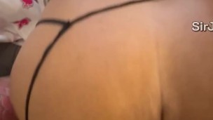 Lined up, Shining His Black Dick