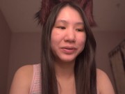 Cute Asian Kitty Cat Girl ASMR - Book of Habakkuk 1/16