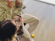 cute roommate distracts me while I game so I throat fuck her / Soft Porn 6/16