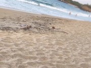 Stranger Fucks Me on a Nude Beach After I Blow Him — Real Voyeur Caught Jerking Off Watching Us 16/16
