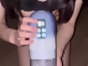 JD娘が電動オナホでシコシコご奉仕♡ 9/16