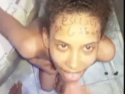 NAMORADA DO MEU AMIGO SENDO TRATADA COMO DEVE SER, GOZEI NA CARA DELA 10/16