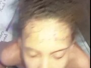 NAMORADA DO MEU AMIGO SENDO TRATADA COMO DEVE SER, GOZEI NA CARA DELA 2/16