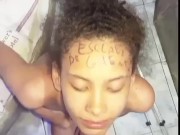 NAMORADA DO MEU AMIGO SENDO TRATADA COMO DEVE SER, GOZEI NA CARA DELA 8/16