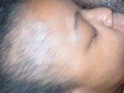 TRYING TO MAKE GORILLA DICK TOUCH HER HEART THROUGH MY WET MOUTH EBONY SLOPPY THROAT!!!!!!!!! 16/16