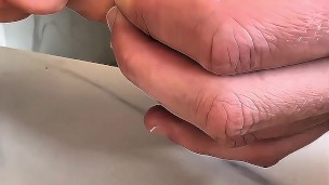 Polish - German Straight scally lad alpha master bare foot smelly stinky feet barefoot nails