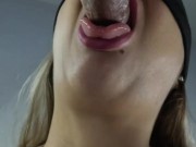 Close-Up Oral with a Naughty MILF - Intense Suction & Cumshot All Over Me 7/16