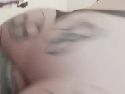 Big tits bouncing and tattooed ass shaking 13/16