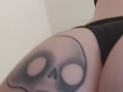 Big tits bouncing and tattooed ass shaking 14/16