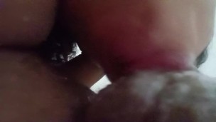 blowjob asmr, filming this bitch's giant lips from below,deep throat 🍆💦😋🥛🤤😵💦