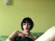 BDSM slut experiences multiple squirts from double penetration 15/16